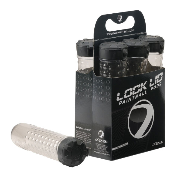 DYE 160er Lock Lid Pot , 6er Pack, smoke