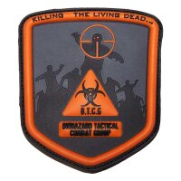 3D Rubber Patch " B.T.C.G" orange