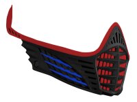 Vio Face Mask red/blue/black