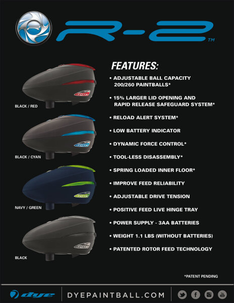 Dye Rotor R-2 schwarz