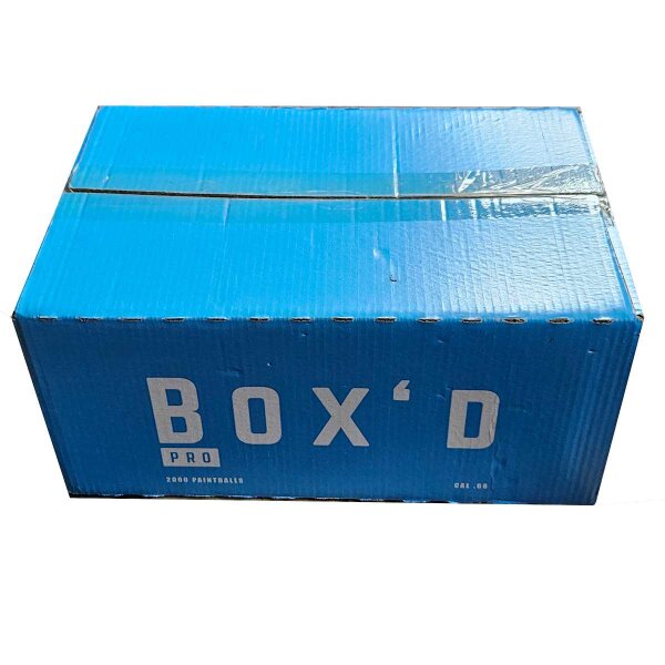 2000er Kiste Box D blue Turnierpaint